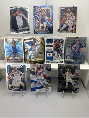 Jalen Brunson Knicks lot of 10